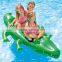 2017 Hot Selling Leasure Giant Pool Float Water Game Toys Inflatable Crocodile Kids Ride on Outdoor Swim Party Tools