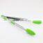 Fresh Green Silicone Stainless Steel Cooking Tongs Kitchen Tools