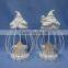 owl decorations Porcelain with iron XMAS decorations
