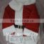 Christmas santa claus costume high quality fur