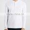 hot selling solid color white T-shirt Supply Type Cheap Price 100% Cotton Men's Long Sleeve T Shirt