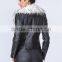 New Fashion Clothing Manufacturers Premium Women PU Jacket With Fur Collar