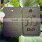2016 Spot UV jeans hang tags swing tags with high quality