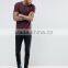 2016 Guangzhou High Quality Custom Short Sleeve O-Neck Plum Mens Cotton Elastane Breathable Tight Body Fit Casual Plain T-Shirt