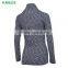 Outdoor half zipper custom sport new pattern t-shirts,long sleeve tshirt