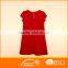 Girl Heart Jacquard Pattern Nice Red Zip Up Dress