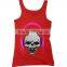  china custom printing 100 cotton stringer tank top women