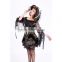 Black printed luxury witch Halloween New style Female Pirate