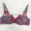 Young Ladies Stylish Soft Cup Lace Gray Sexy Women Bra Panty Sets