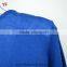 Latest Designs Blue v-Neck Women Plus Size Pullover Sweater Dress