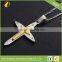 Cross Blue IP Multi CZ Layered 316L Stainless Steel Pendant