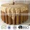 box pleats table skirting polyester table skirt