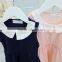 B22152A Newest summer baby girls leisure cotton pleated dress