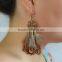 XP-TE-2163 Handmade Long Latest Drop Magnetic Tassel Earrings