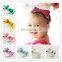 Wholesale Embroidery flash sequins bead piece big bowknot children elastic hair band