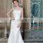 ED New Beaded Straps Deep V Back Mermaid Lace Fabric Wedding Dress
