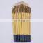 Short Wooden Handle Artist Bristle Paint Brushes