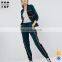 Made in china zip fastening fitted women tracksuit designers tracksuits