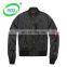 Black Custom Flight Bomber Jacket wholesale with red tap