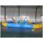 yellow and blue color water pond, mixed colors water pond, inflatable water pond