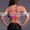 Yihao 2016 New Women Sexy Model Active Printed Sports www Yoga Wear Gym Bra com Crop Top