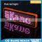 Made in China cool progrommad Moving Message Display round name badge