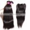 Hot selling top quality natural hair hair bundle with closure