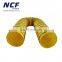 orange fire-resistant PVC flexible air duct for exhaust bad air