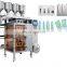 Multi lanes automatic special bag skin cream packaging machine