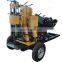 percussion drilling machine trailer mounted water well drilling rig with mud pump