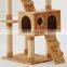 Multiple colors easy assembly cat climbing frame tower cat tree house