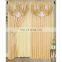 Hot selling 100% polyester solid color stripe window curtain made in china