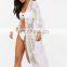 2019 Lace Beach Pareo Beachwear Swim suit Cover up Playa Pareo Tunics for Beach Kimono Swimwear Women Lace Beach Dress