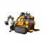 mini farm machinery compact skid steer small digging machine