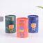 Cylinder packaging tea cans food cans packaging boxes dried fruit flower tea gift bags paper cans logo printing