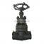 API 602 800lb 1500lb 2500lb Outside Screw Yoke Forged Steel Gate Valve With Wheel Handle