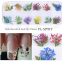 Daisy Dry Flower Nail Decorations Sticker Leaf Mixed Style Dry Flower