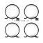 4Pcs 36.5mm 65Mn steel Upper/Lower Radiator Hose Clam for Honda Acura/Accord Civic 19511-PH7-003