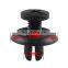 100Pcs Car 8mm Hole Plastic Rivets Fastener Push Clip Black Door Trim Panel Retainer Fastener Clips for Toyota Hond