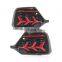 2PCS For Honda Civic Hatchback TYPE R Prototype 2016 - 2020 LED Reflector Lamp Rear Fog Lamp Bumper Light Brake Light