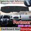 for Toyota Fortuner 2005~2015 AN50 AN60 Hilux SW4 SR5 Anti-Slip Mat Dashboard Cover Pad Sunshade Dashmat Carpet  Accessories Ru