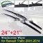 Car Wiper Blades for Renault Clio 2 MK2 1998~2005 Window Windscreen Windshield Wipers Car Accessories Stickers 1999 2000 2001