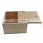 Hot sale customized unfinished natural color slide top wooden boxes
