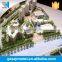Architectural visualization miniature school building model