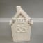 home decor lighthouse house shape ceramic porcelain christmas tealight candle holder