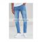 New style light blue jeans design men skinny slim attractive and handsome look jeans pants