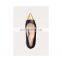 Ladies beautiful fancy black color design mid heels ankle buckle strap women sandals shoes