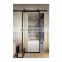 Modern aluminum  interior noiseless sliding upvc living bathroom kitchen room aluminum doors for new house