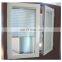 magnetic control blinds inside glass window