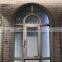 grill design arch window aluminum cladding frame